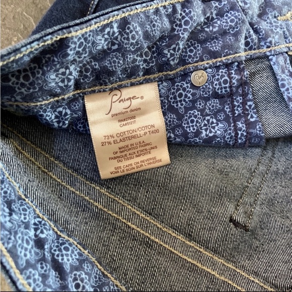 PAIGE•Size 27•Laurel Canyon Bootcut Jeans•Dark Rinse Wash•Very Gently Worn🌼 - Picture 7 of 12
